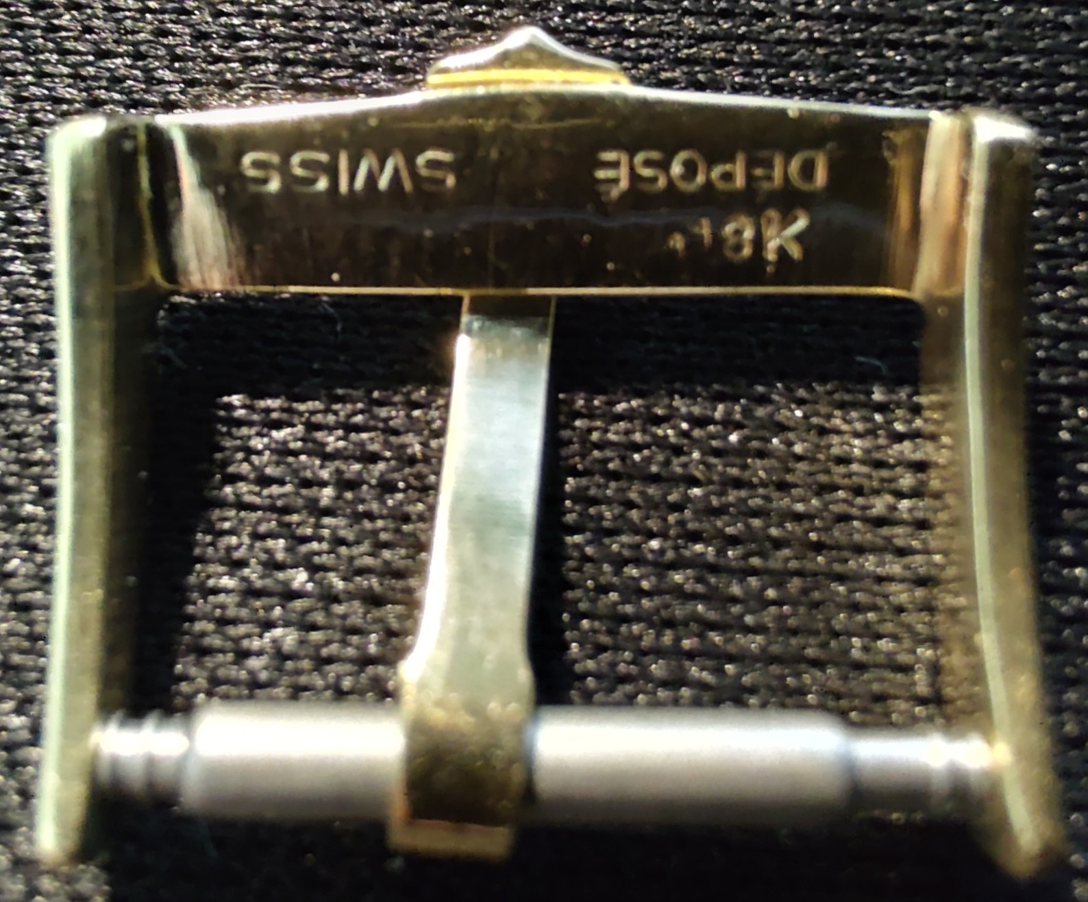 Original Solid Yellow Gold 18ct Universal Geneve … - image 1