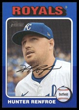 Hunter Renfroe 2024 Topps Heritage Dark Blue Border Kansas City Royals #592
