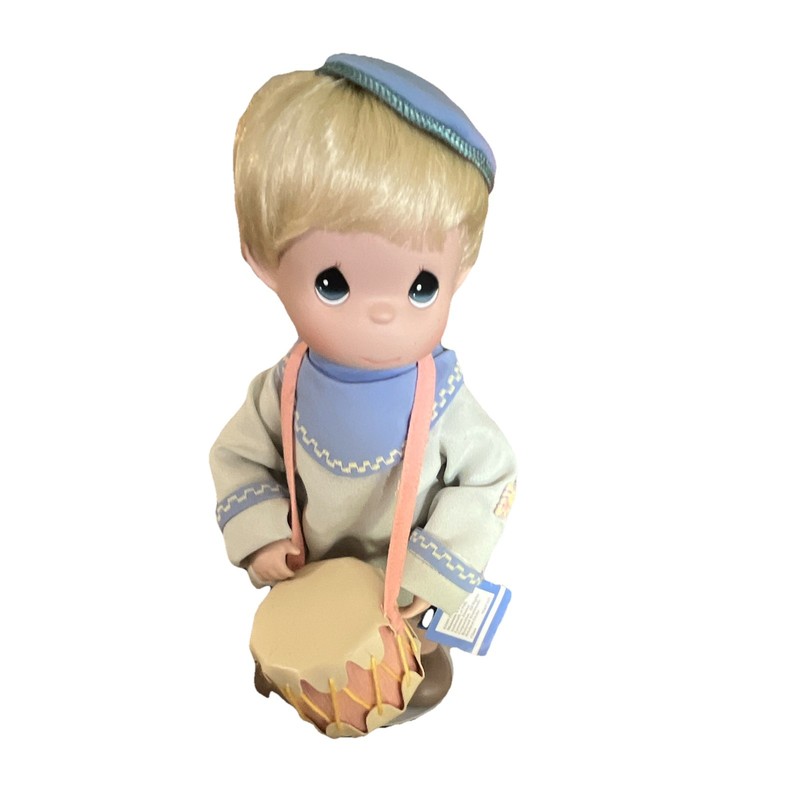 Ashton-Drake Galleries Precious Moments Drummer Boy 12" Porcelain Doll COA 1999