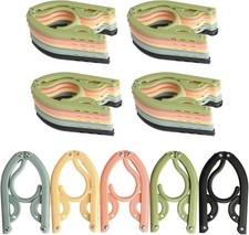 25PCS Folding Travel Coat Hangers – Lightweight & Space Saving