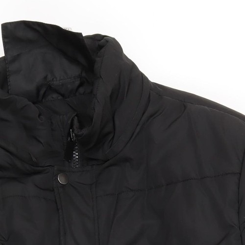 Forest Men's Black Puffer Jacket L Winter Sports - Picture 9 of 12