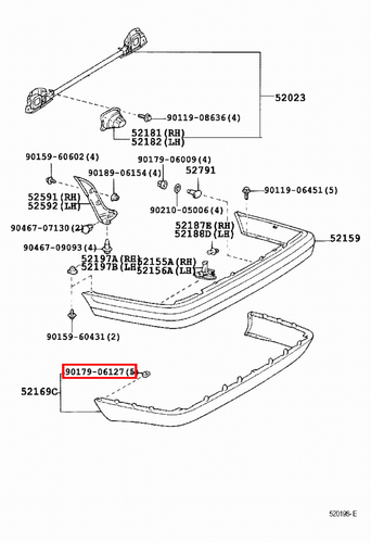 Genuine Hilux TGN121 TGN110 TGN10 RZN193 RZN174 RZN173 RZN169 RZN168 U Nut - Picture 13 of 20