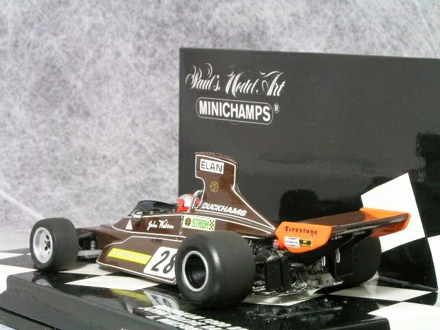 Minichamps 1/43 Brabham Ford BT44 John Watson 1974 Hexagon Racing F1 - Immagine 2 di 3
