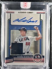 Clemmey, Alexander - 2023 USA Baseball Stars & Stripes - Swatch/Autorgarph-1/10