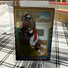 Topps 2000 Bowman Chrome Mike Anderson Broncos #220 Rookie Base Set NFL Card. rookie card picture
