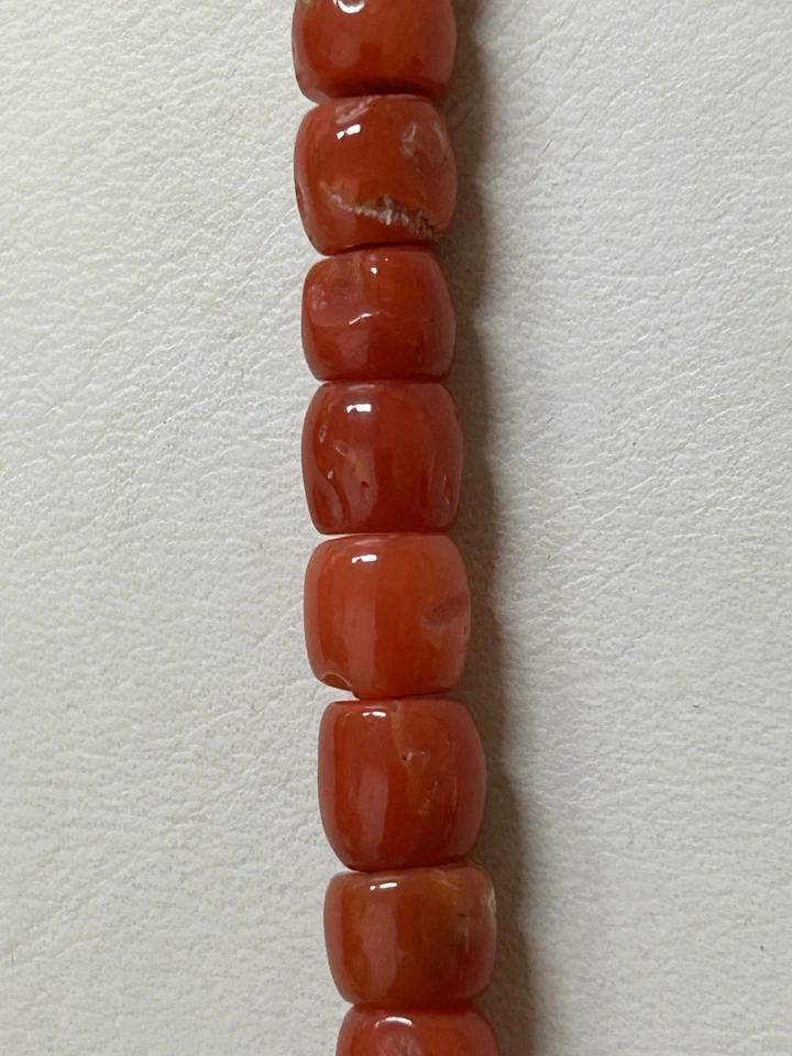 Gioiello Collana In Corallo Rosso Naturale - Immagine 4 di 4