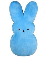 Peeps Easter Plush Bunny 17" Pastel Blue new