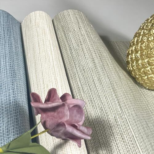 Grasscloth Wallpaper Peel and Stick Cream Grassweave Peel & Stick