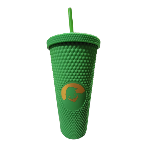 24oz Oogie Boogie Studded Tumbler Green Soft Touch Nightmare Before Christmas - Picture 2 of 11