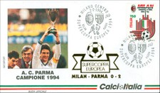 BUSTA FILATELICA PARMA CAMPIONE SUPERCOPPA EUROPEA 1994