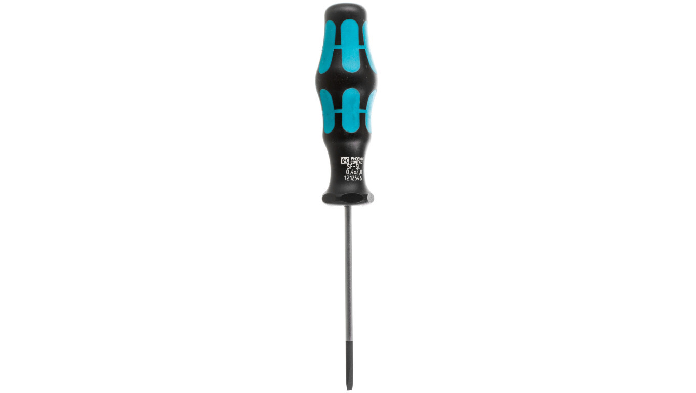 Flat screwdriver 0.4x2.0x60mm laser marked SF-SL 0.4x2.0-60 1212546 /T2UK
