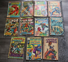 Lot Of 11 Rare Vintage Marvel Comics Books (C...