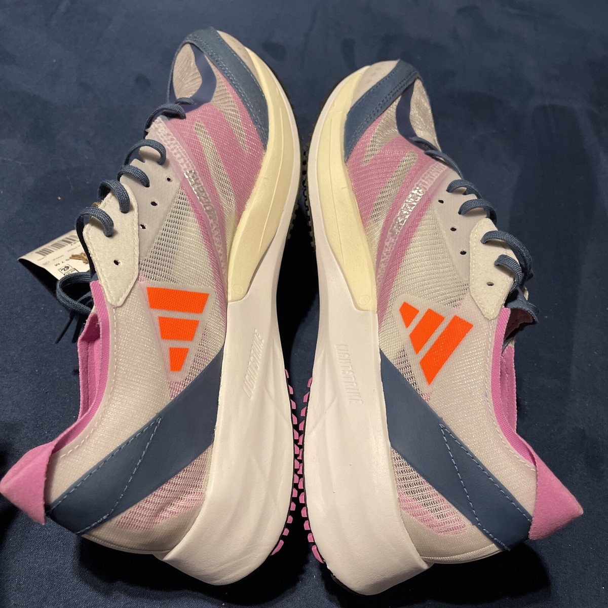 ク*ル様 【新品27cm※オークション】adidas ADIZERO ADIOS Adidas Adizero Adios 7 M Grey Purple Orange Running Shoes (GX6647