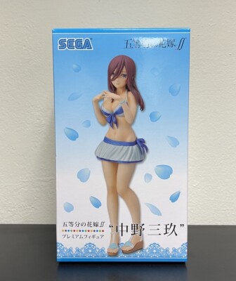 NIB SEGA Quintessential Quintuplets Miku Nakano Swimsuit Figure Toy Gift
