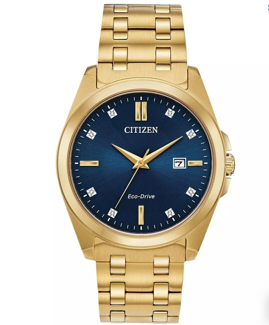 Breguet — Citizen BM7103-51L Peyten Diamond Corso Collection Eco-Drive Date Men's Watch