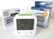 TFA DOSTMANN RADIO SVEGLIA - BIANCO / VERDE - 2 ALLARMI SEPARATI - DA RIPARARE