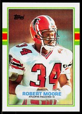 Robert Moore, 1989 Topps, #340, Atlanta Falcons, Football Card