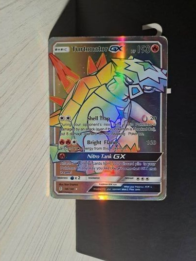 POKEMON TCG - TURTONATOR GX - 148/145 - GUARDIANS RISING - FULL ART - SECRET