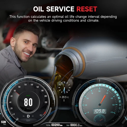 OBDPROG M500 Car Cluster Calibration Tools OBD2 Scanner Oil Reset Mileage Adjust - Picture 7 of 21