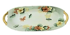 Krister Porzellan-Manufaktur KPM Celery / Relish Tray - 12.5" - Floral Pattern