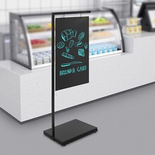 Large Floor-Standing Chalkboard Sign, Outdoor...