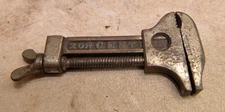 Antique Lowertraut 20th Century buggy wrench multi tool head pat 1906 adjustable