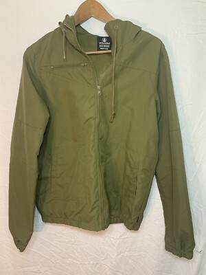 Volcom Women s Jacket. Size Medium. Green Lined. Surf Skate Snowboard Hooded