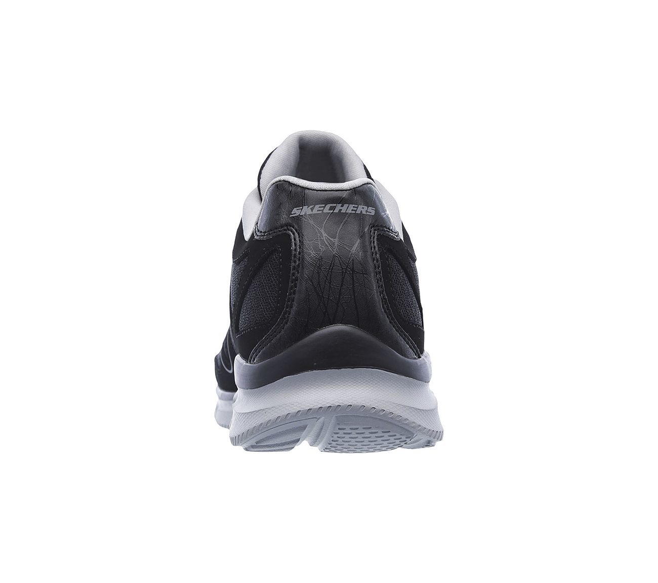 Skechers Wide Fit Black shoes Men's 