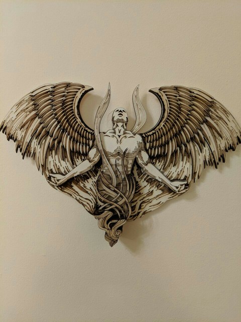 Joblot Resale. Ideal for market traders. 10x Angel in flames 3d wooden wall art. Joblot Resale. Ideal for market traders. 10x Angel in flames 3d wooden wall art.