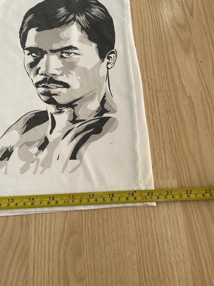 Camisa De Colección Y2K Oscar De La Hoya Vs Manny Pacquiao Para Hombres M Camiseta de Boxeo Foto 3 de 4