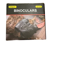 Gsyker Binoculars, Binoculars for Adults, Bird Watching, 12X25 New in Box