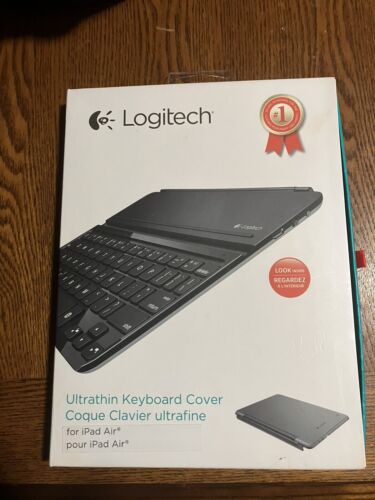 Logitech Wireless Bluetooth Ultrathin Keyboard Cover i5 for iPad Air - Picture 1 of 3