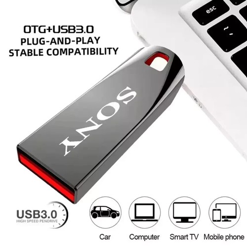 SONY High Speed 2TB USB 3.0 Metal Flash Drives - Picture 2 of 8