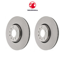GENUINE VAUXHALL Front Brake Disc Set Fits ZAFIRA B 1.7 08-14 Opel Saab 9184405