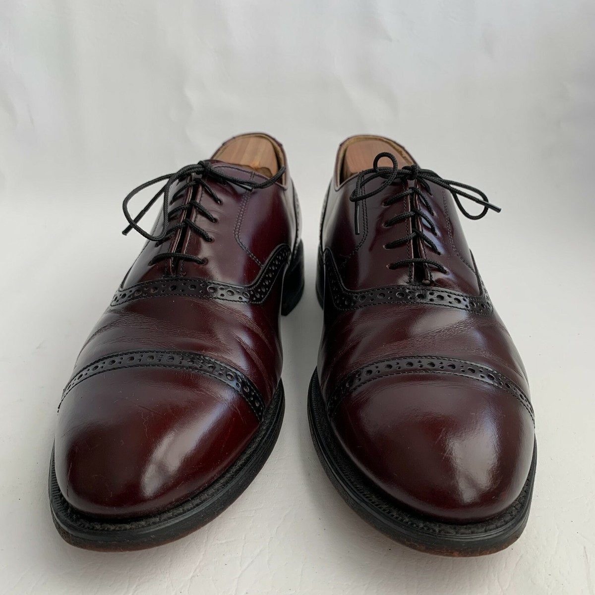 Bostonian Impression Oxford Burgundy Leather Wingtip Brogue  display picture 1