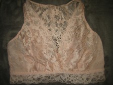 Soma, Soft Pink Embraceable Lace Back Bralette. Med. NWOT