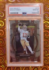 Brock Purdy 2022 Panini Select CLUB LEVEL PSA 10 GEM Mint
