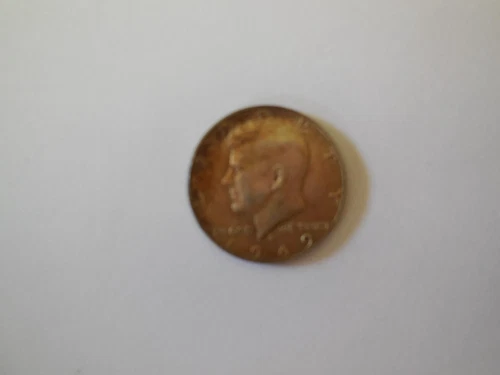 1969d Kennedy silver half dollar coin good condition
