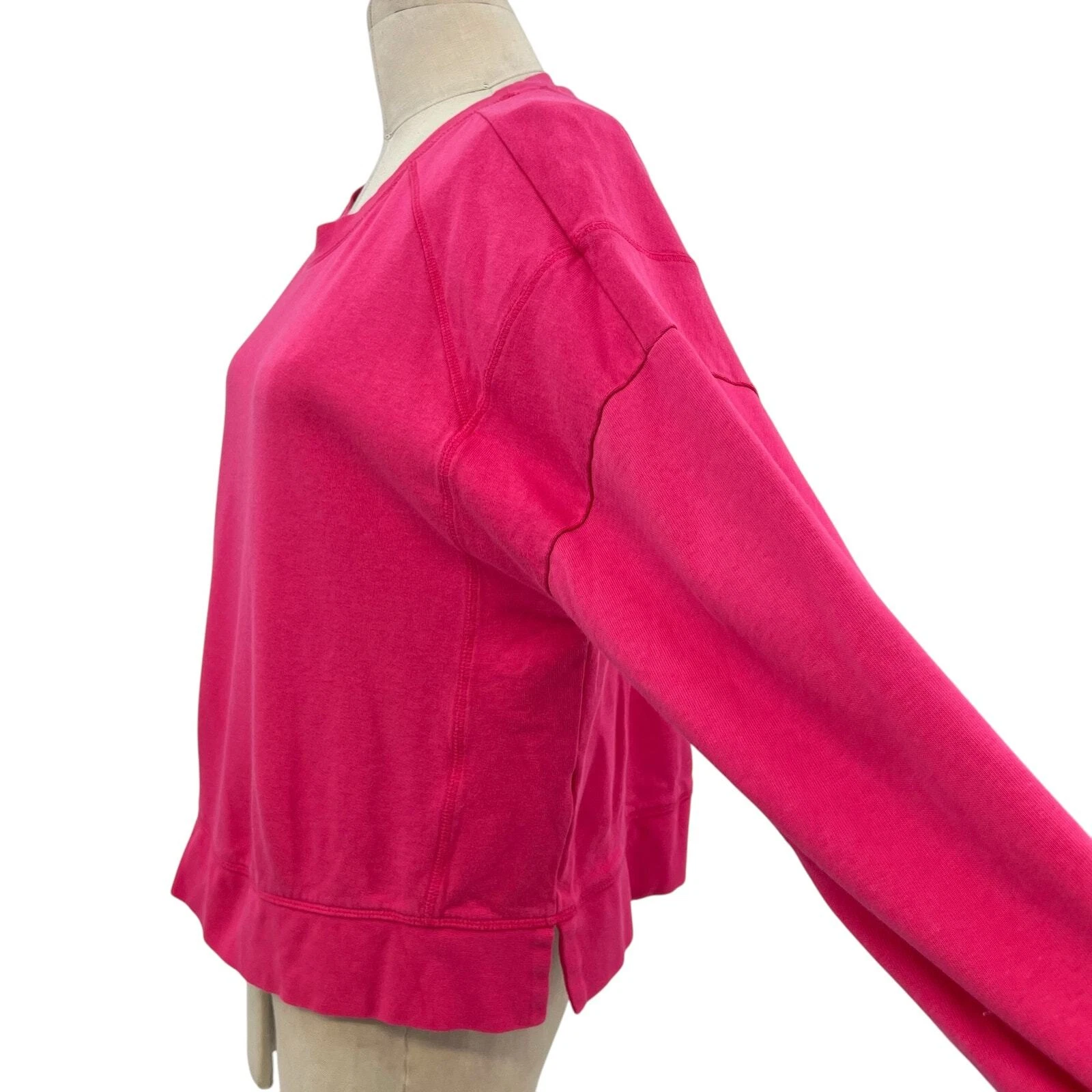 sweaty-betty after class crop sweatshirt