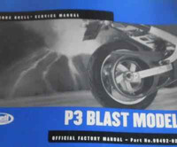 2002 Buell P3 Blast Modell Modelle Service Shop Reparatur Manuell Fabrik OEM Neu