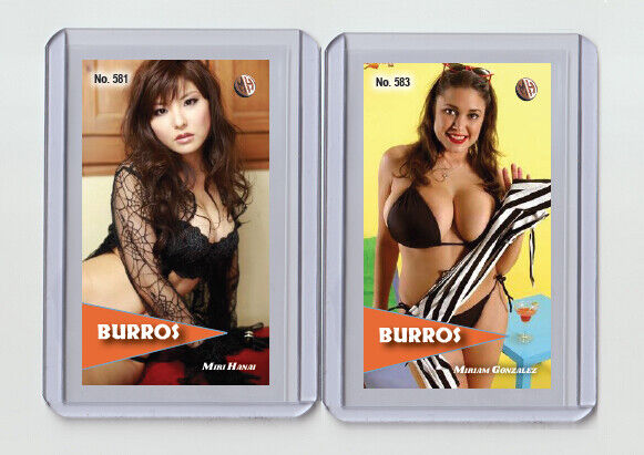 Miri Hanai rare MH Burros #'d card A surprise price is realized 3 2 no. Tobacco 5 popular 581