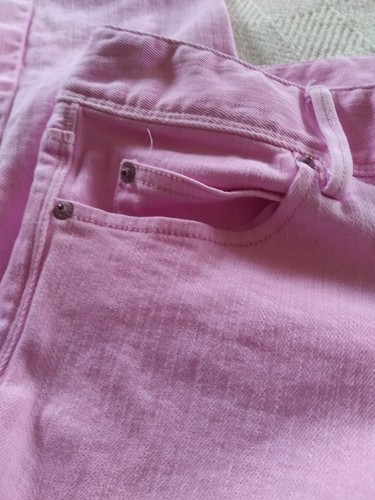 Lilly Pulitzer Worth Straight Baby Pink/Lavender? Jeans Cotton Blend Size 4 - 第 3/12 張圖片