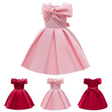 Bridesmaid Flower Kids Girl Tutu Dress Princess Wedding Party Christmas Dresses