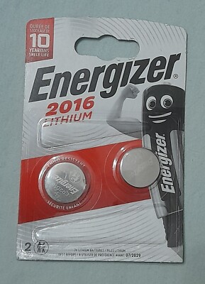Energizer 2 Knopfzellen Lithium Batterien 20 × 1,6 mm