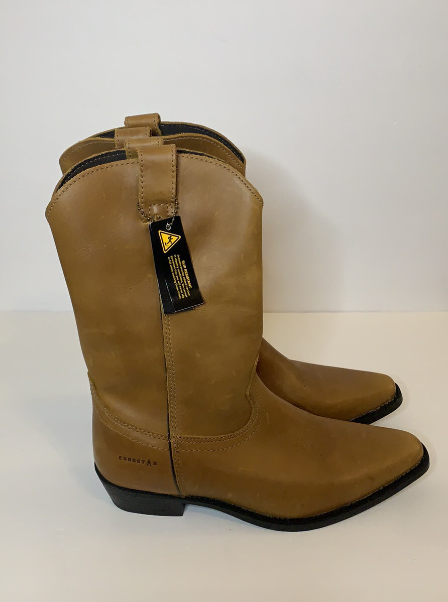 Eurostar Clive Cowboy Leather Boots Dark Brown Men’s 12 New Dan Post Men main image 4
