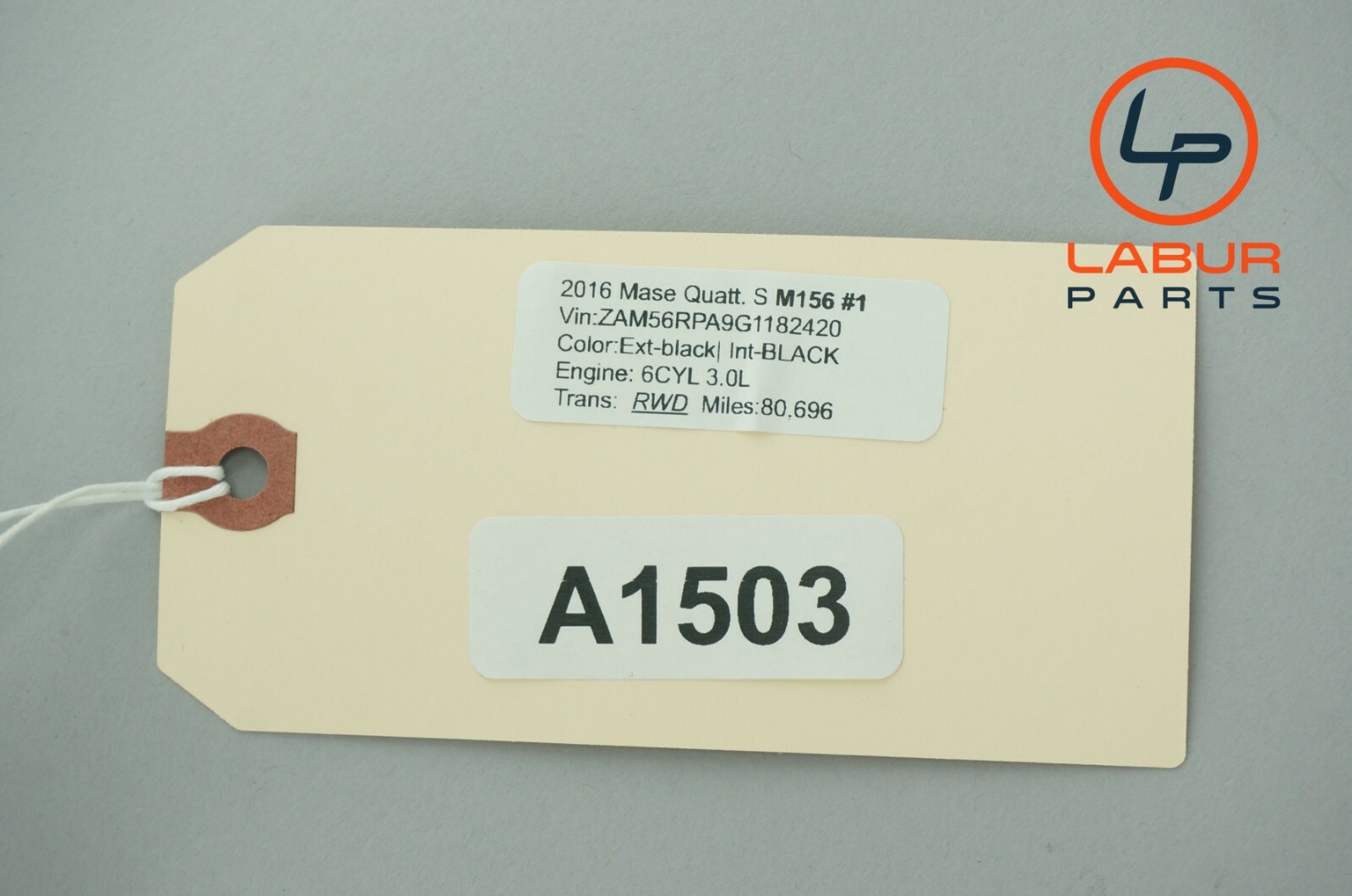 M156 Maserati 14-17 Quattroporte Front Right Door Trim Cover Panel A1503