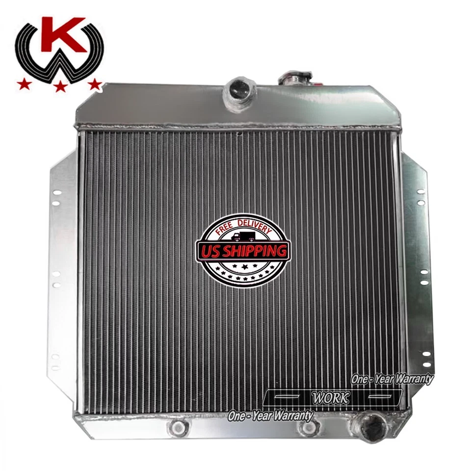 CC6062 ALUMINUM RADIATOR Fits 1960-1962 61 Chevrolet Truck V8 PICKUP C10 C20 C30 Foto 3 de 4