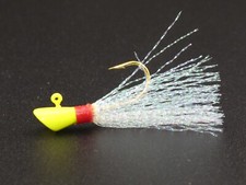 SHAD DART BEST SHAD GRABBERS 1/16 OZ ECO FRIENDLY NON LEAD YELLO + CRYSTAL FLASH