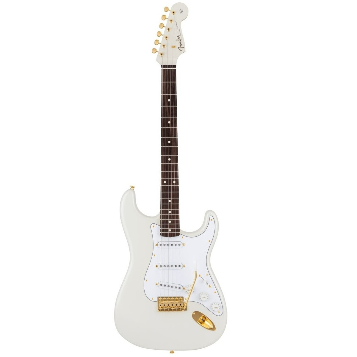 ギター Fender Japan 60s Stratocaster, White Fender Made in Japan Traditional 60s Stratocaster Olympic