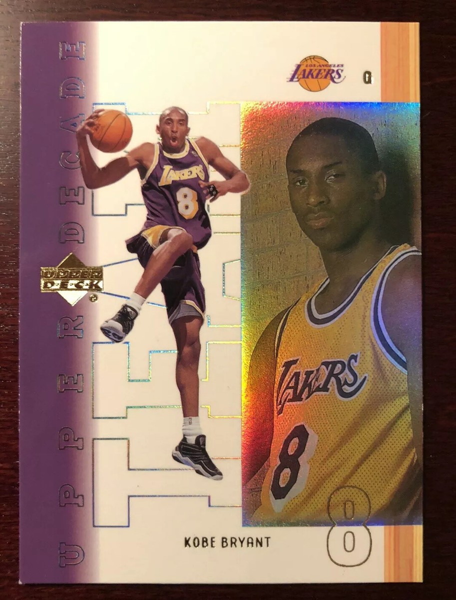 KOBE BRYANT 2001-02 LA Lakers UPPER DECK 10TH ANNIVERSARY